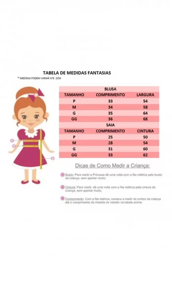 Fantasia Infantil Unicornio